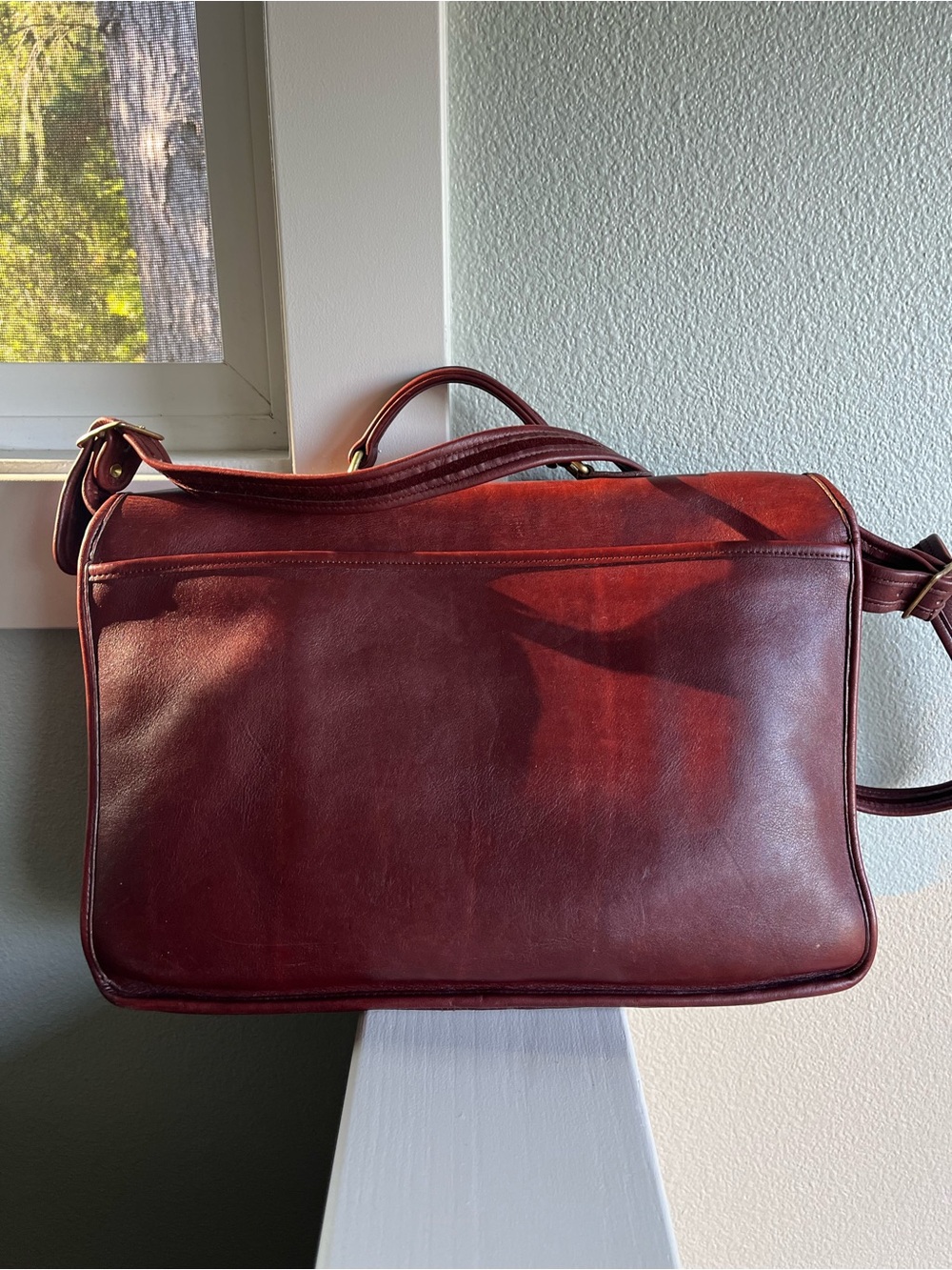 Vintage Coach Metropolitan Brief - pre-94 - United States- Bordeaux - Style 5180 - Picture 2 of 16